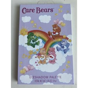 Care Bears 12 Eyeshadow Palette Pastel Makeup Rainbow Shimmer Matte With Mirror